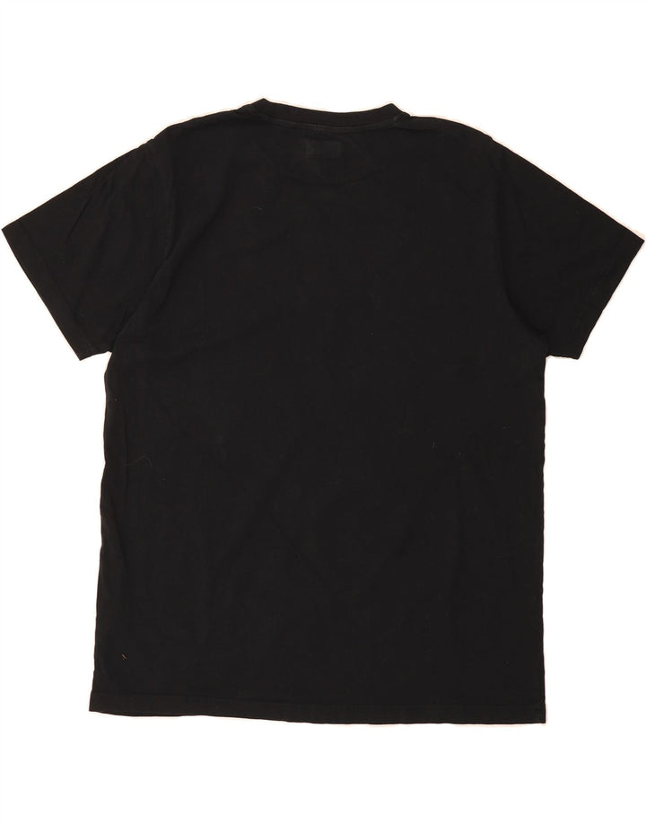 KAPPA Mens T-Shirt Top 2XL Black Cotton Vintage Kappa and Second-Hand Kappa from Messina Hembry 