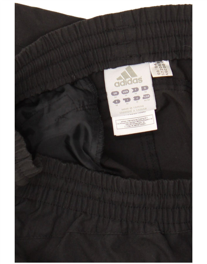 Adidas Mens Capri Tracksuit Trousers Medium Black Polyester
