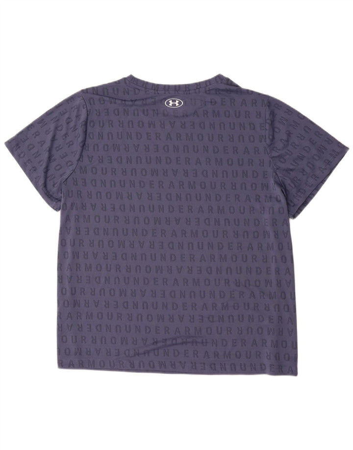 Męska koszulka z grafiką Under Armour Top 2XL Granatowy poliester