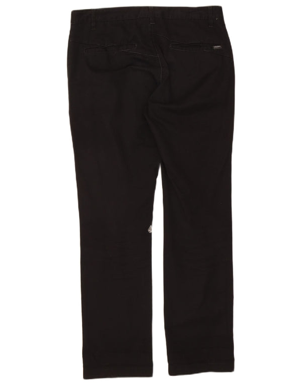 Volcom Mens Straight Chino Trousers W32 L31 Black