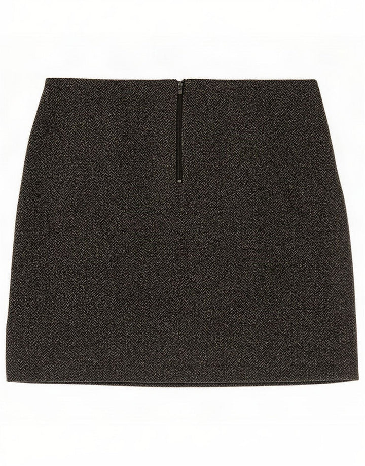 Vintage Dame Mini-nederdel Large W34 Grey