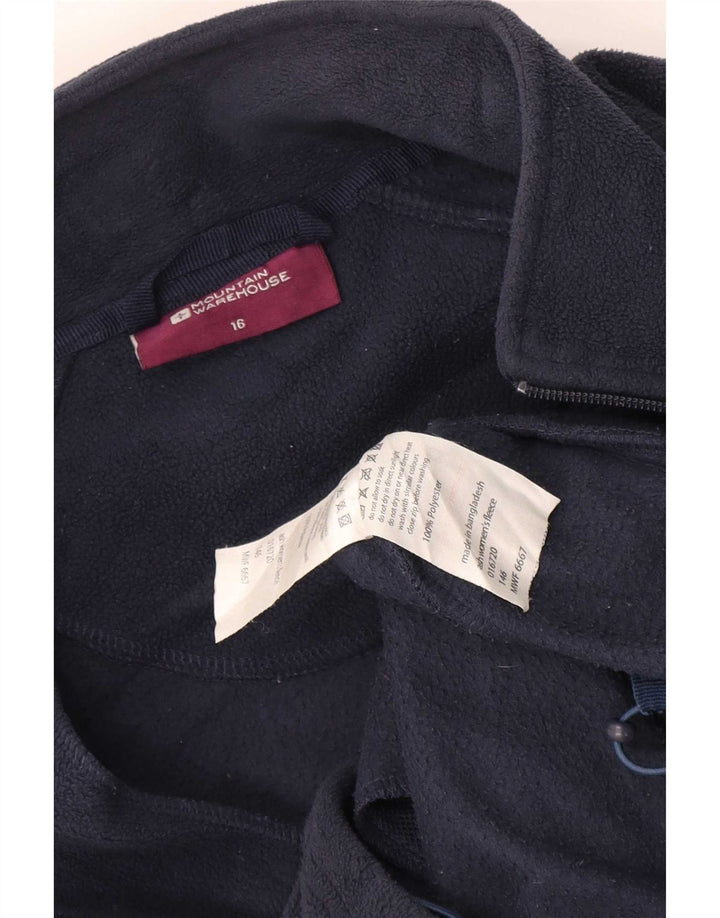 Chaqueta polar para mujer Mountain Warehouse UK 46 Grande Poliéster azul marino