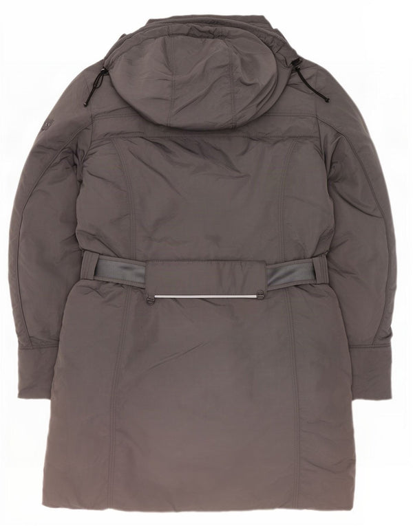 PEUTEREY Abrigo acolchado con capucha para mujer IT 48 XL Poliamida gris