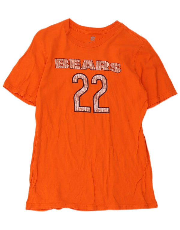 NFL drenge grafisk t-shirt top 14-15 år stor orange bomuld