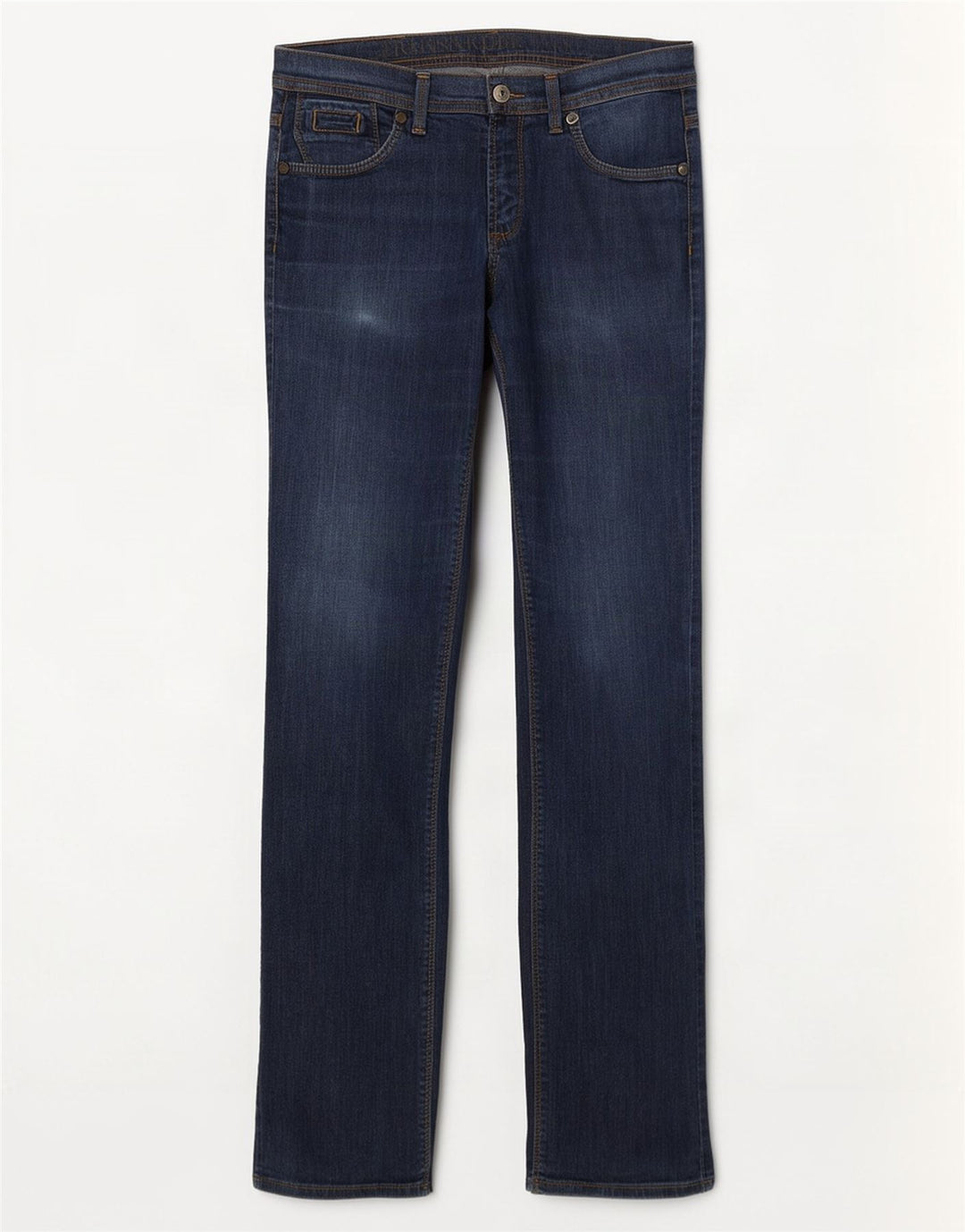 Trussardi Womens Straight Jeans W30 L32 Navy Blue Cotton