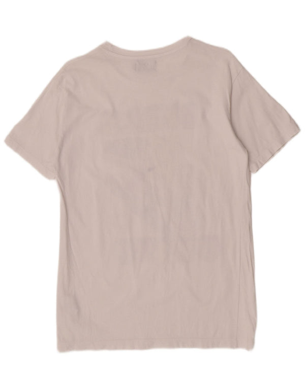 Converse T-shirt grafica da donna Chuck Taylor Top UK 10 piccola in cotone bianco