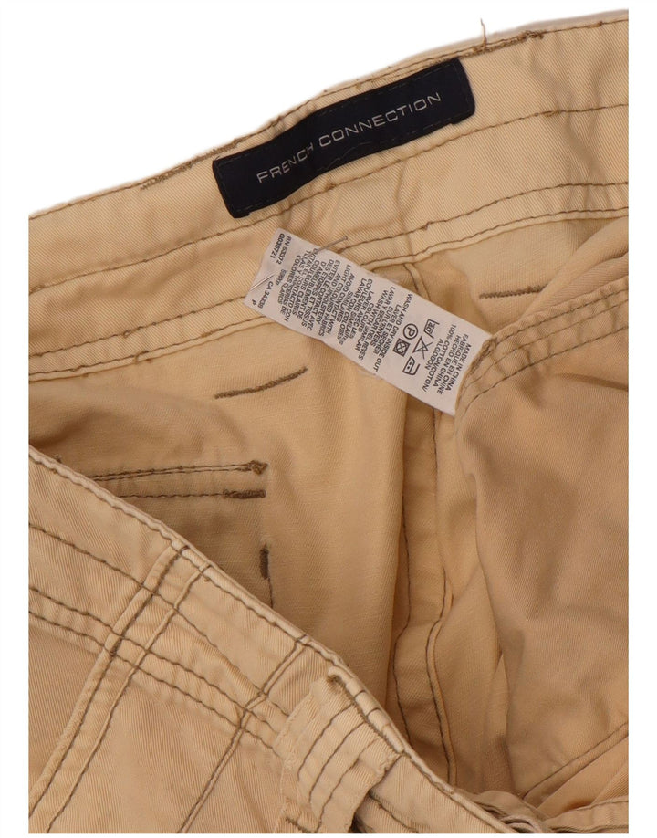 French Connection Herre Cargo Shorts W38 XL Beige Bomuld