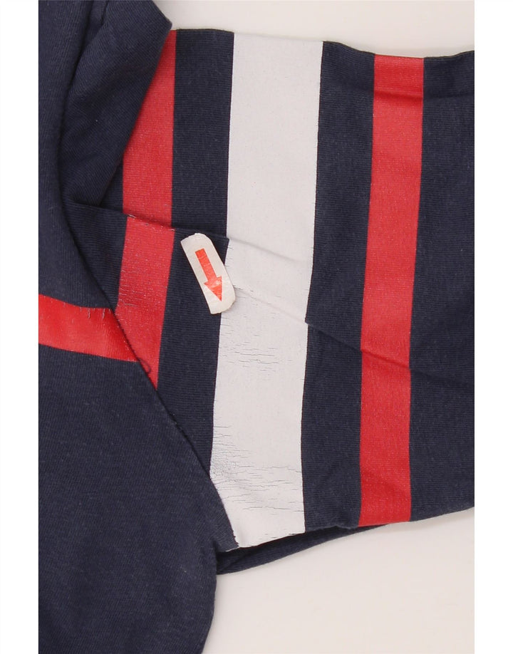 LEVI'S Boys Graphic Top Long Sleeve 15-16 Years Navy Blue Colourblock