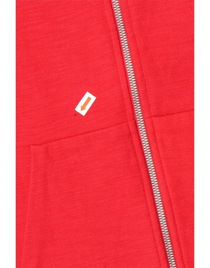 Suéter masculino Nike com capuz e zíper XS de algodão vermelho