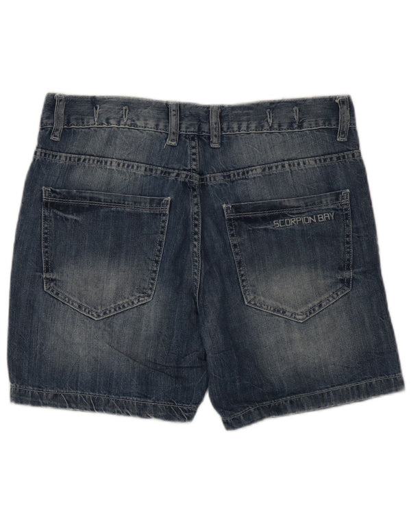 Scorpion Bay Mens Denim Shorts W30 Medium Blue Cotton