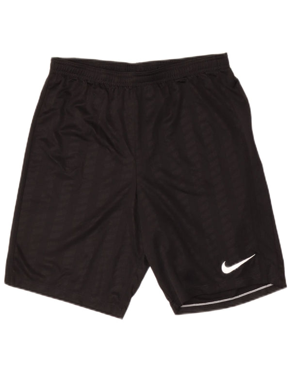 Nike Mens Dri Fit Sport Shorts Medium Black Striped Polyester