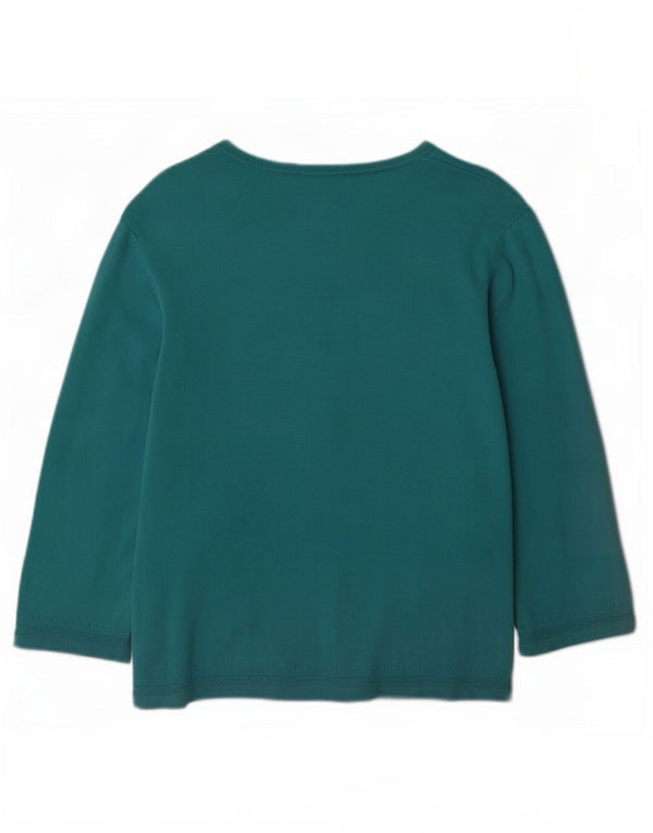 Hobbs Pull cardigan à manches 3/4 pour femme UK 16 Large Bleu Coton