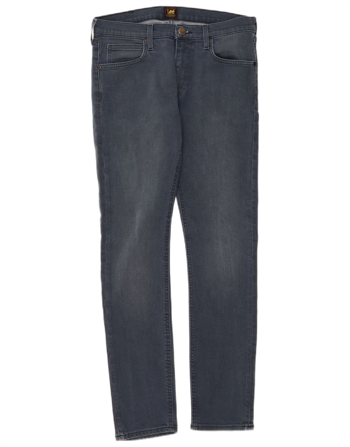 LEE Womens Skinny Jeans W31 L32 Blue Cotton
