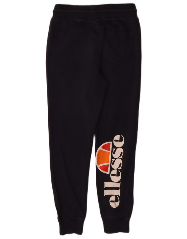Женский спортивный костюм Ellesse с графическим принтом, брюки для бега, UK 6 XS, темно-синий, хлопок