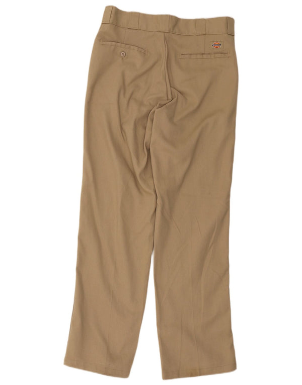 Calças Chino Dickies Mens 874 Straight W32 L32 Poliéster Bege