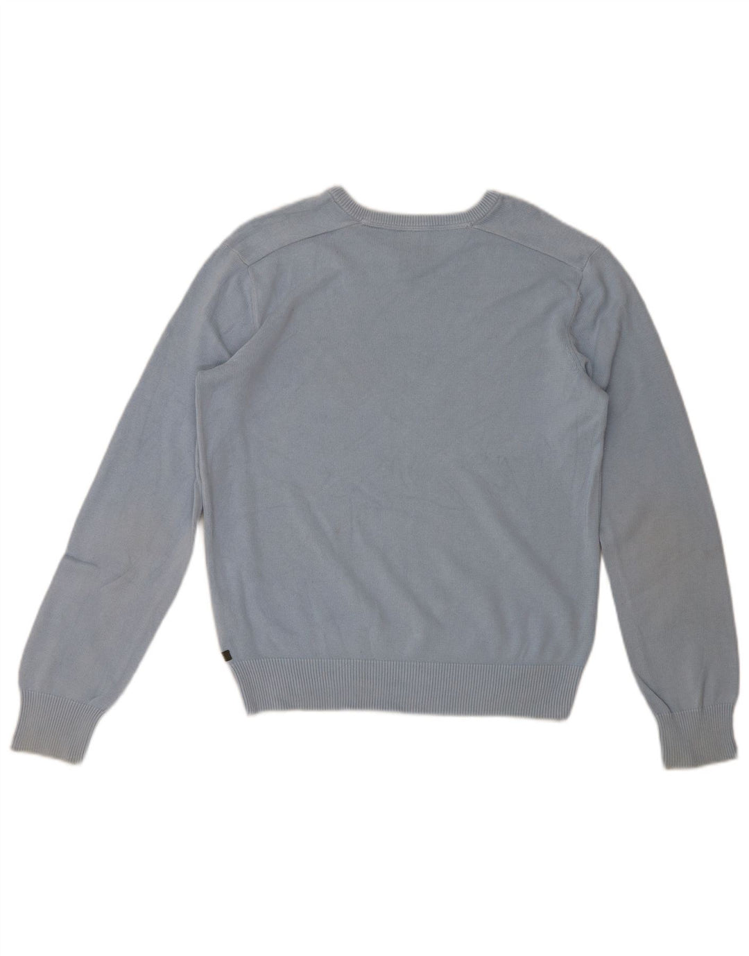 Timberland Herren-Pullover mit normaler Passform, V-Ausschnitt, Größe S, blau, Baumwolle