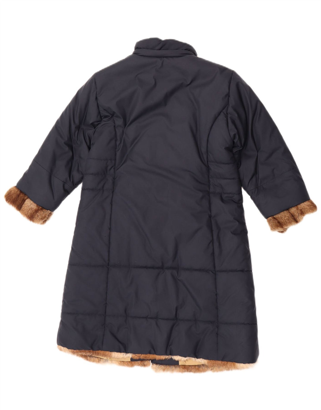 Moncler piger polstret frakke 5-6 år marineblå polyester