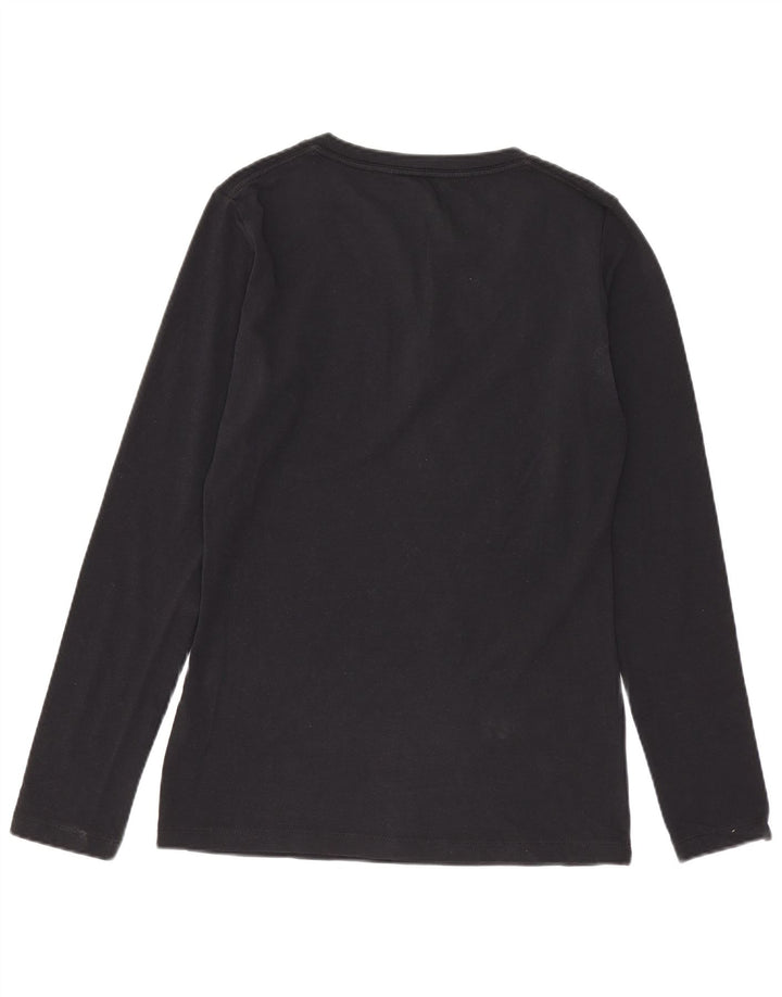 Nike Damen Top Langarm UK 8/10 Small Schwarz