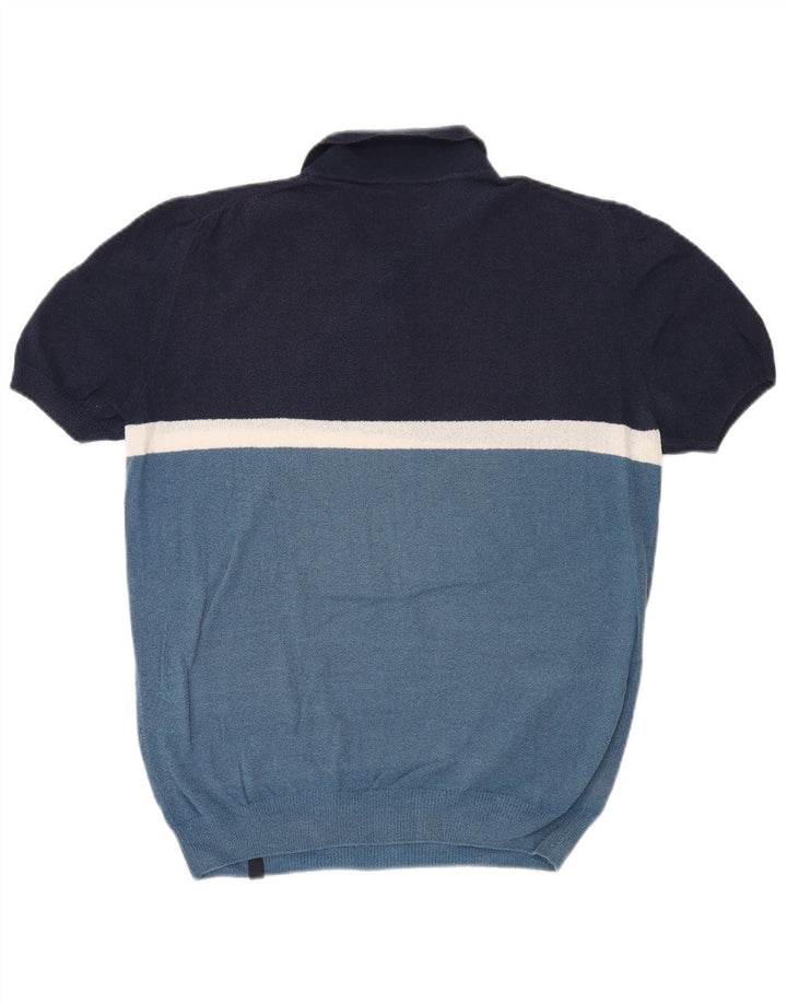 Polo Fay Uomo IT 48 Medium Blu Navy Colourblock