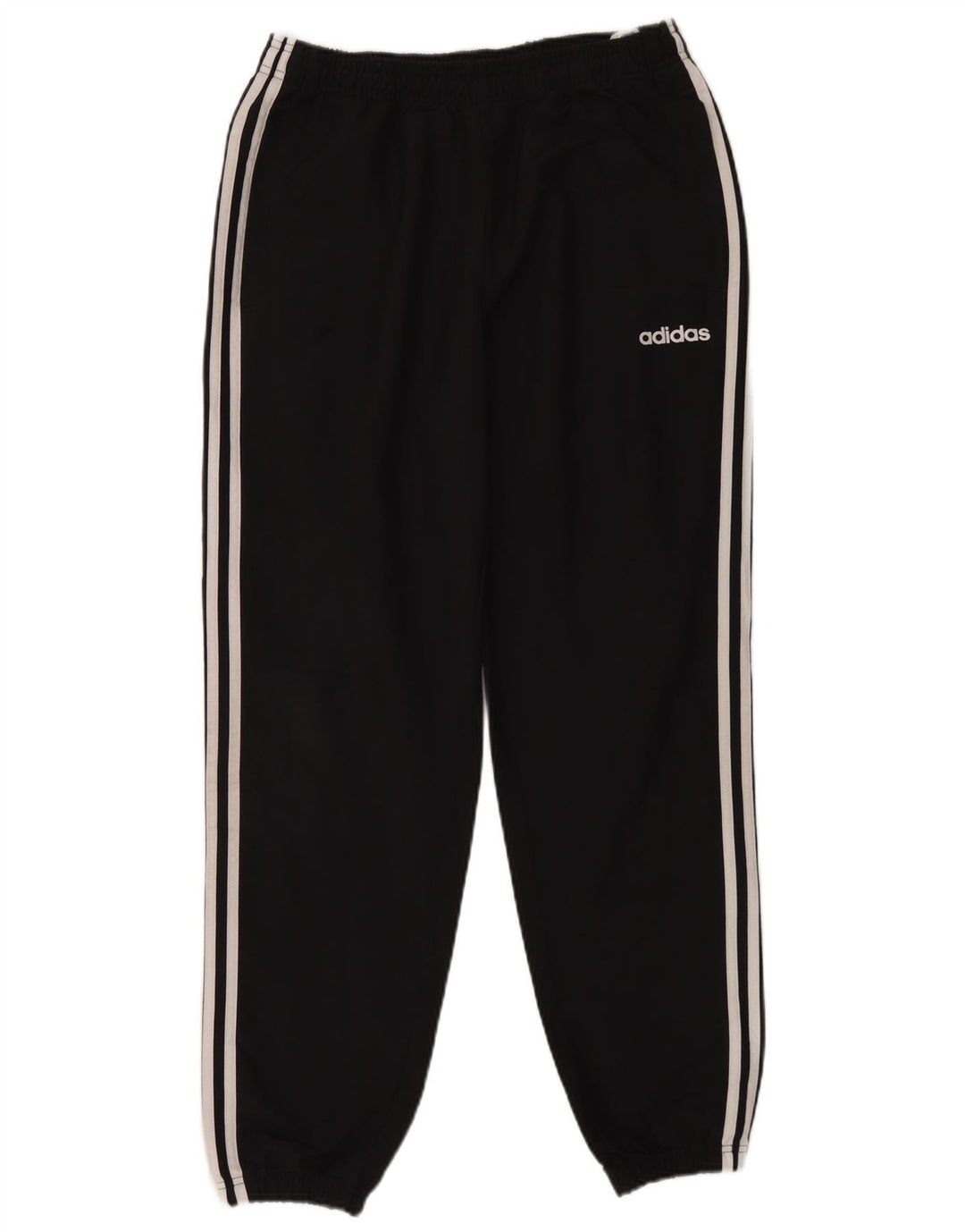 Adidas Mens Tracksuit Trousers Joggers Medium Black Polyester
