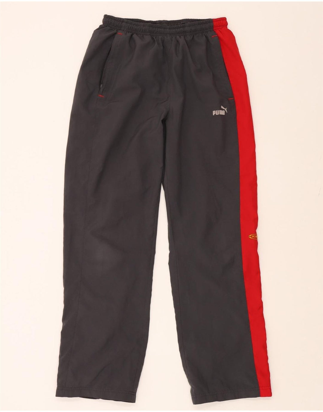 PUMA Mens Tracksuit Trousers Medium Grey Colourblock Vintage Puma and Second-Hand Puma from Messina Hembry 