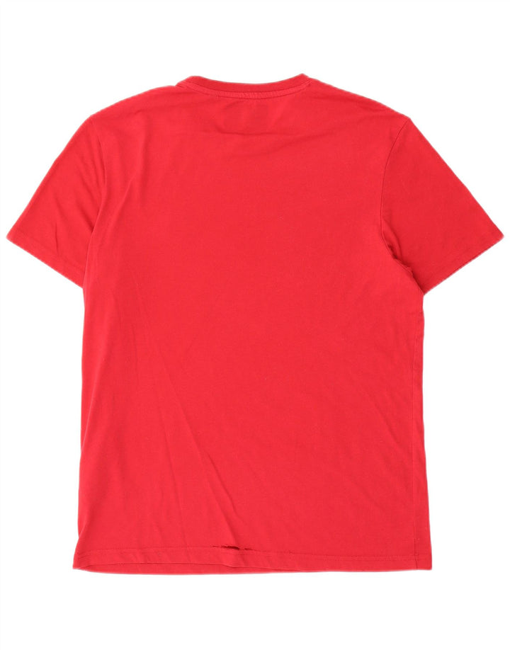 Lyle & Scott Herre T-Shirt Top Medium Rød Polyester