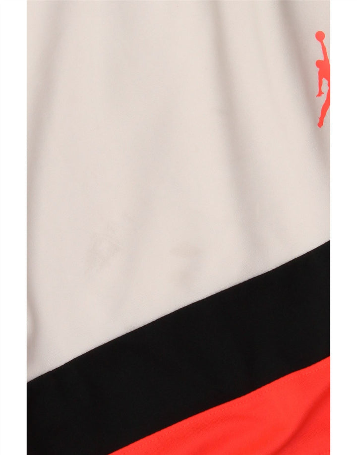 Pantaloni scurți sport Jordan pentru bărbați, alb mediu, poliester color bloc