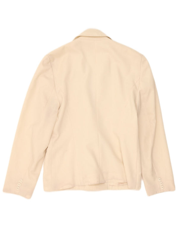 ALLUMETTE AC. Sacou blazer pentru femei la dublu piept Paris UK 12 Bej mediu