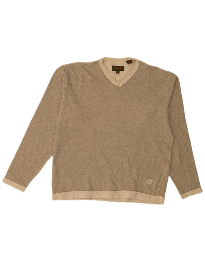 Timberland Herre Top Langærmet Medium Khaki Bomuld
