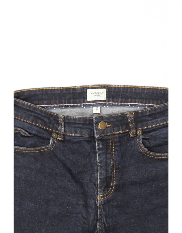 WHITE STUFF Womens Straight Jeans US 12 Large W28 L29 Blue Cotton Vintage White Stuff and Second-Hand White Stuff from Messina Hembry 