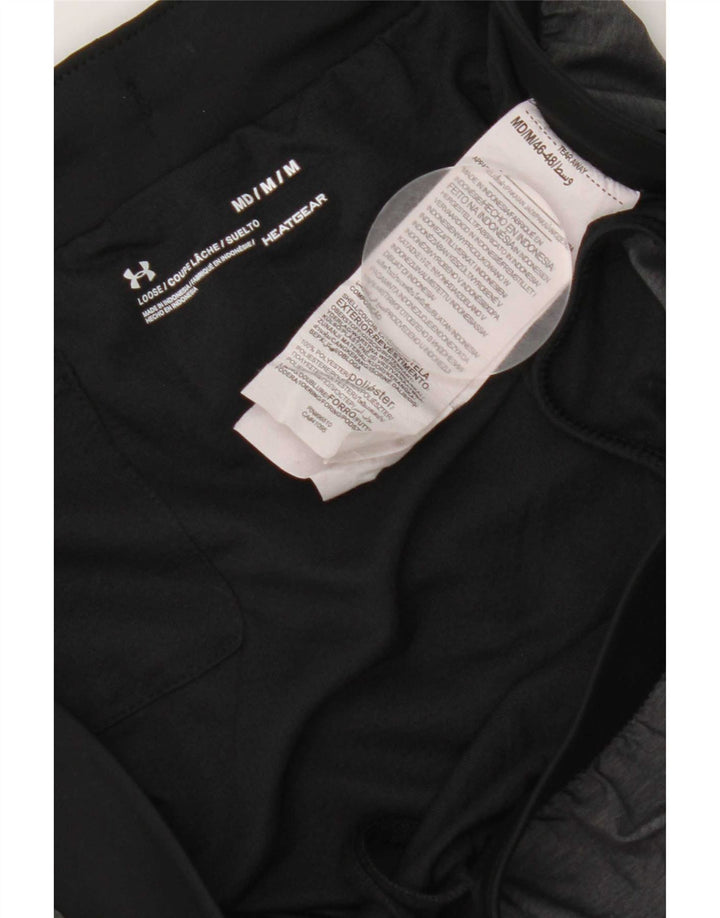 Under Armour Womens Heat Gear Sports Shorts UK 14 Medium Grey Polyester