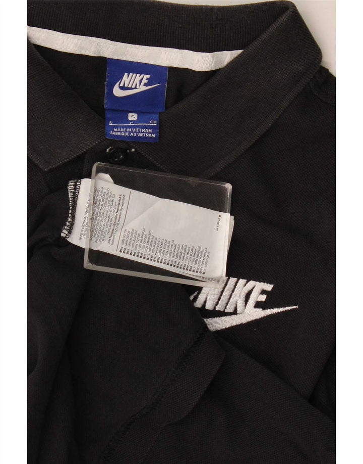 Męska koszulka polo Nike, mała, czarna, bawełniana