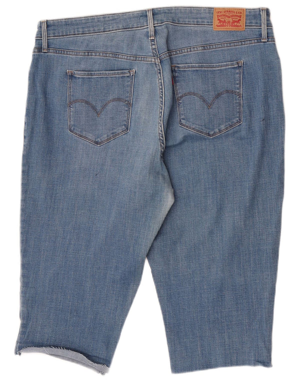 Levi's Womens 311 Bermuda denimshorts US 20 2XL W40 Blue Bomuld