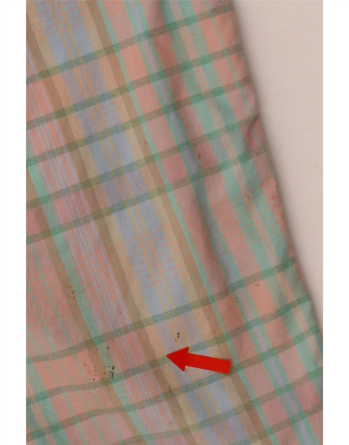 THINK PINK Mens Elliot Chino Shorts IT 46 Small W30  Multicoloured Check Vintage Think Pink and Second-Hand Think Pink from Messina Hembry 