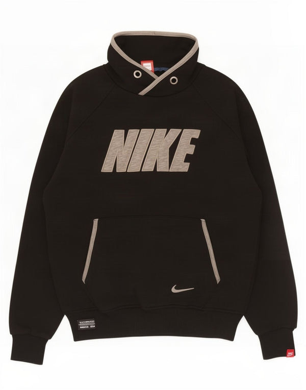 Felpa con grafica Nike da uomo, piccola, nera