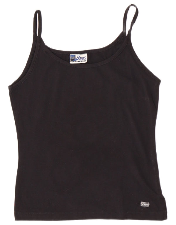 Asics Girls Regular Cami Top 13-14 Years Large Crni Pamuk