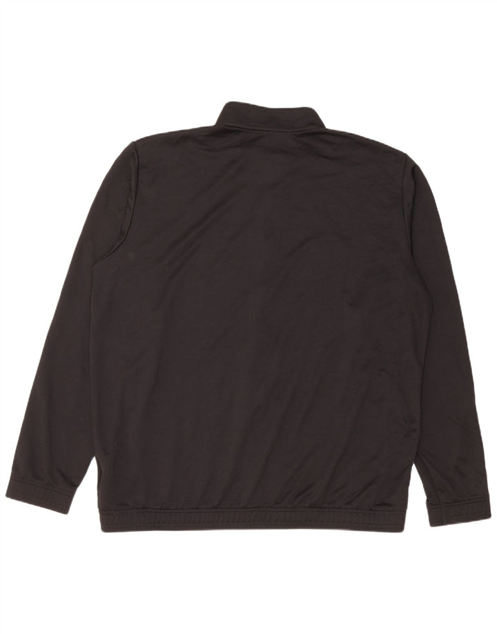Adidas Mens Aeroready Tracksuit Top Jacket 2XL Black Polyester