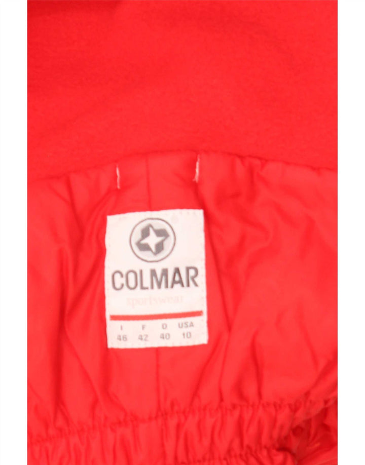 Colmar Womens Hooded Ski Jumpsuit IT 46 Large White Colourblock