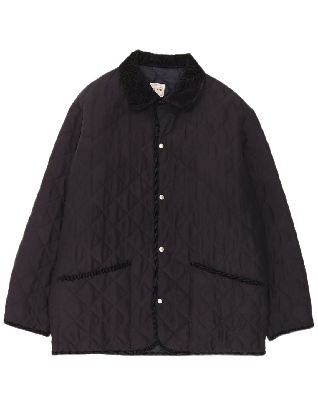 Jachetă matlasată pentru bărbați Old England UK 42 XL poliester bleumarin