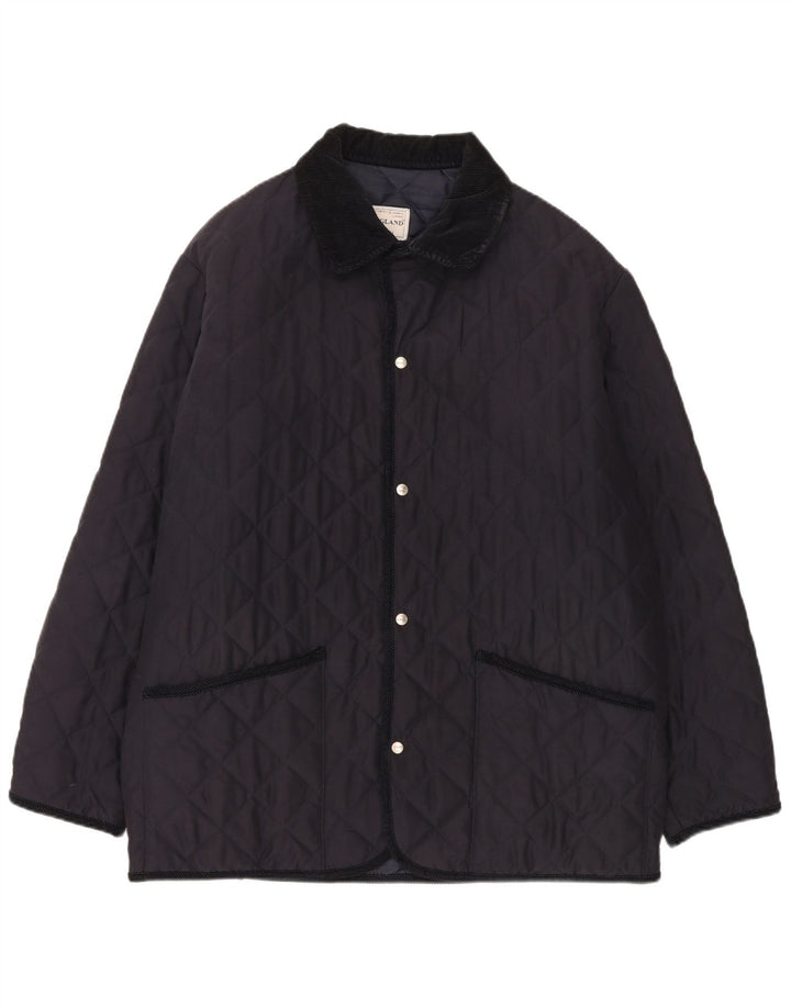 Jachetă matlasată pentru bărbați Old England UK 42 XL poliester bleumarin