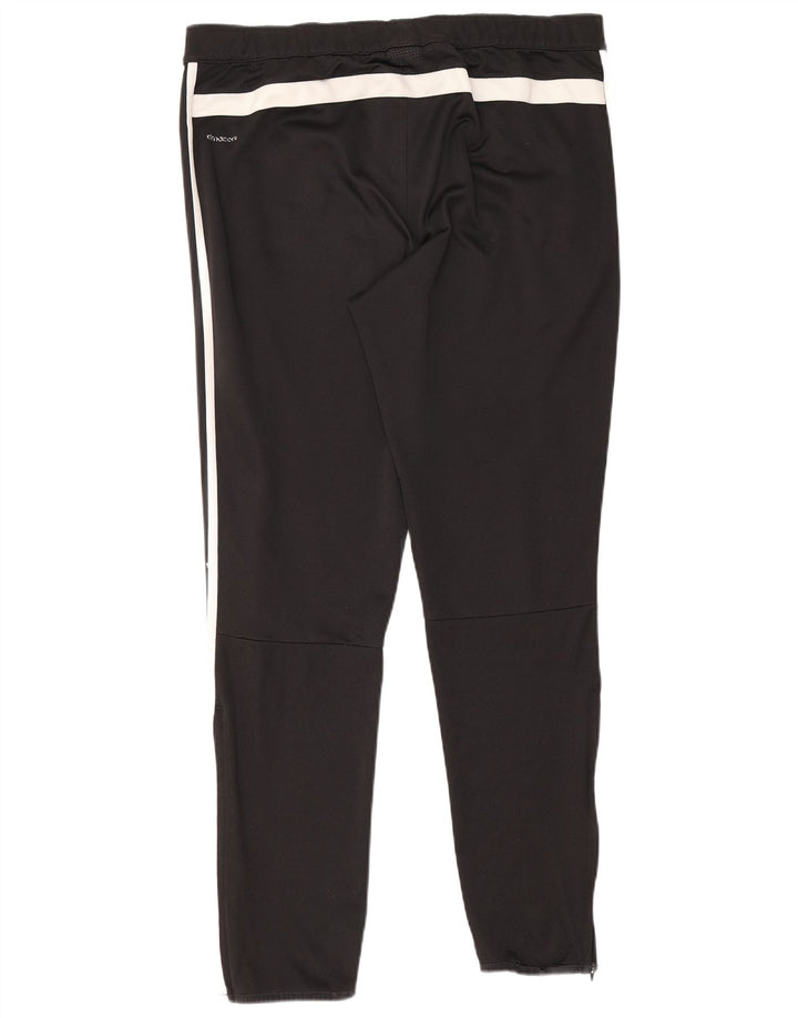 Adidas Mens Climacool Tracksuit Trousers Large  Black Colourblock Polyester