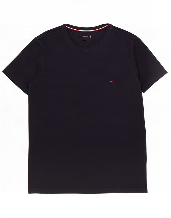 Tommy Hilfiger Mens T-Shirt Top Large Navy Blue Cotton