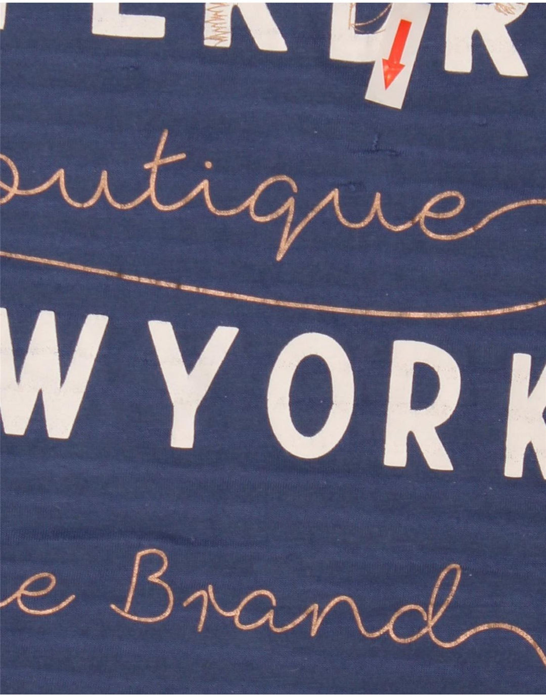 Damska koszulka z grafiką Superdry Top UK 10, mała, niebieska, poliester