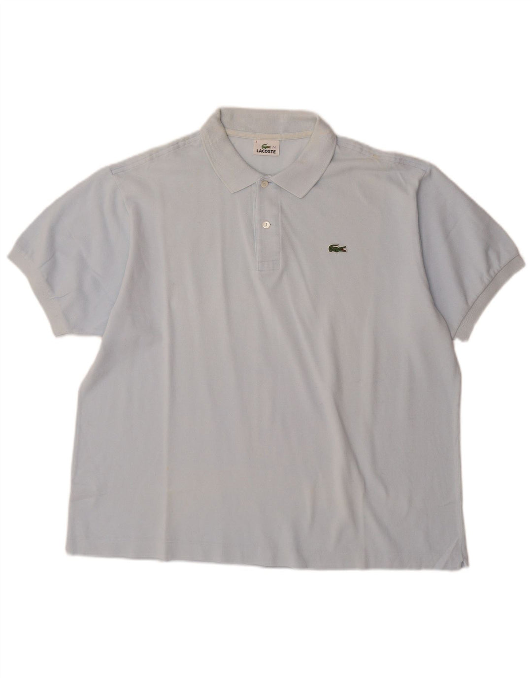 LACOSTE Poloskjorte til mænd Str. 7 2XL Blå Bomuld