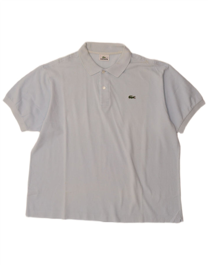 LACOSTE Poloskjorte til mænd Str. 7 2XL Blå Bomuld