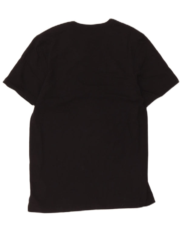 Hugo Boss Mens T-Shirt Top Small Black Cotton