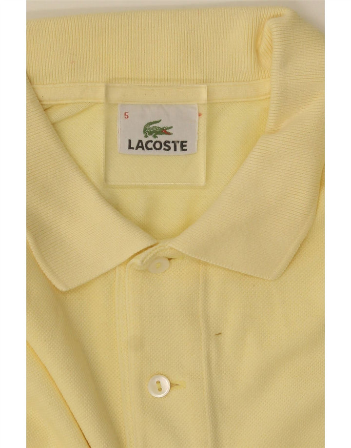 Polo da uomo Lacoste taglia 5 grande gialla