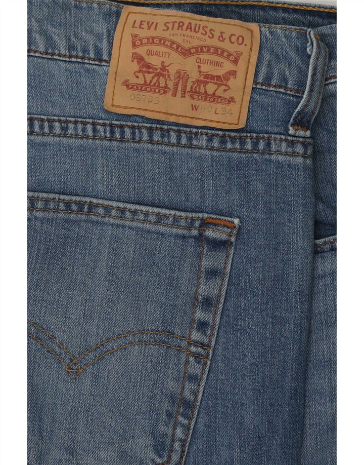 Levi's Mens Slim Jeans W40 L34 Blue Cotton