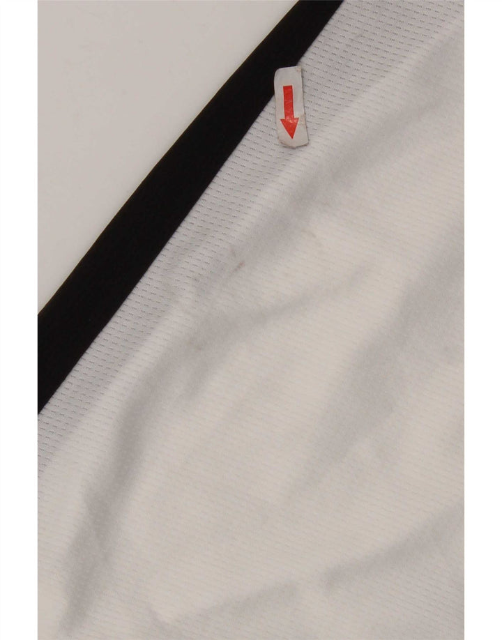 PUMA Mens T-Shirt Top 2XL White Colourblock Polyester