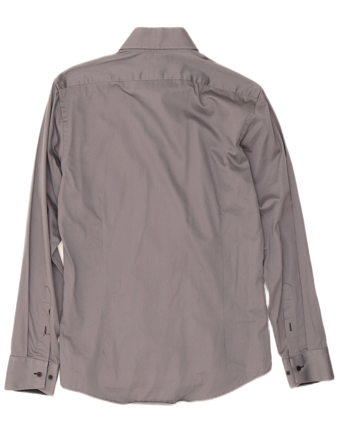 Jules Mens Slim Fit Shirt Size 39/40 Medium Grey Cotton